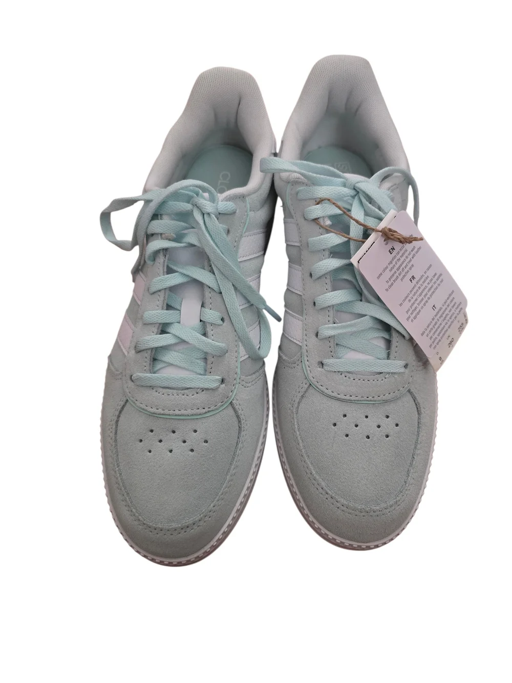 adidas Low-Top Sneakers in Mint and White